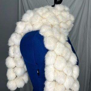 Rabbit fur scarf